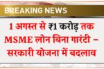 MSME Loan 2025