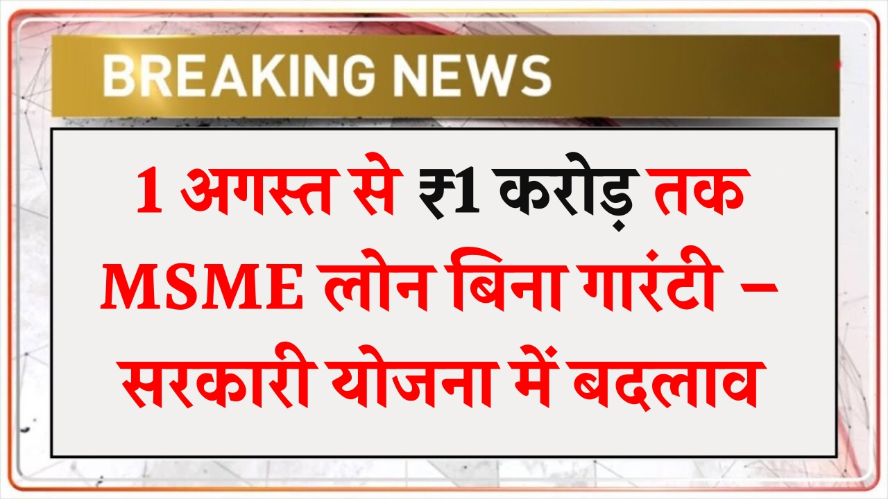 MSME Loan 2025