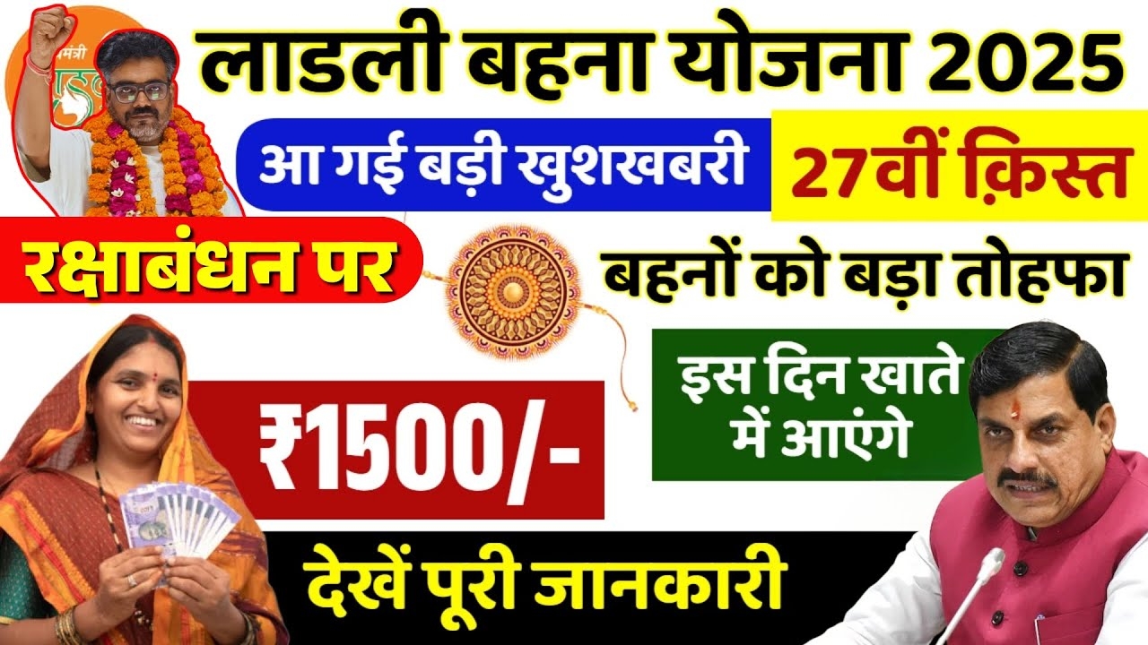 Ladli Behna Yojana 27th Installment