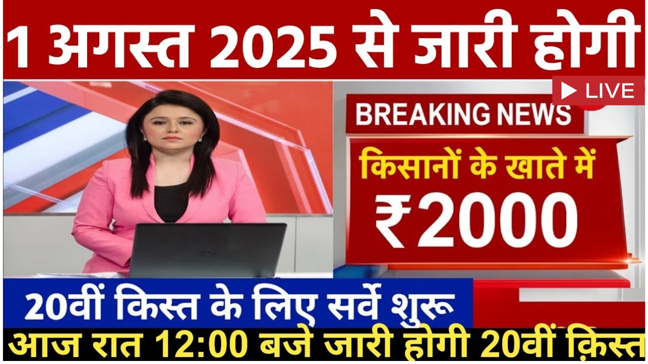 pm Kisan Samman Nidhi Yojana 20th kist